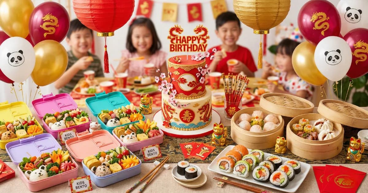 Birthday Party Catering for Kids: Asian-Themed Packages
