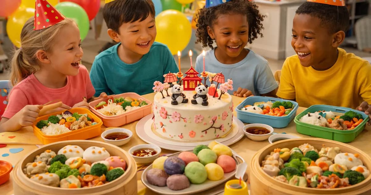 Birthday Party Catering for Kids: Asian-Themed Packages