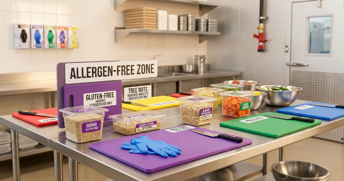 How We Handle 8 Common Allergens in Our Kitchen