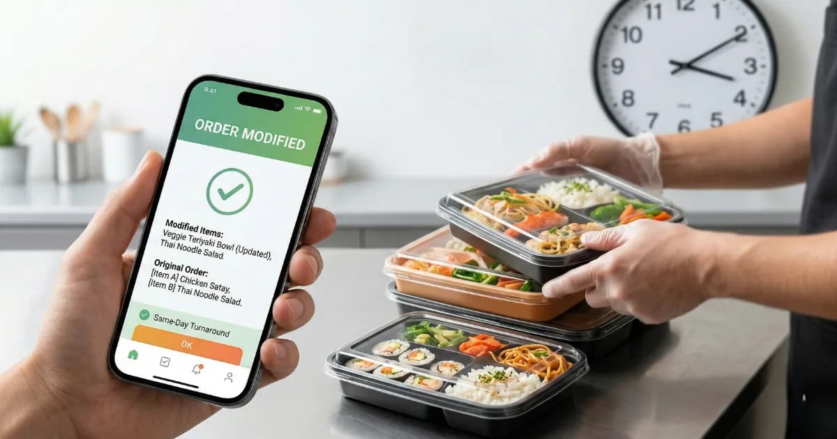 Same-Day Order Changes: Our Flexibility Policy Explained