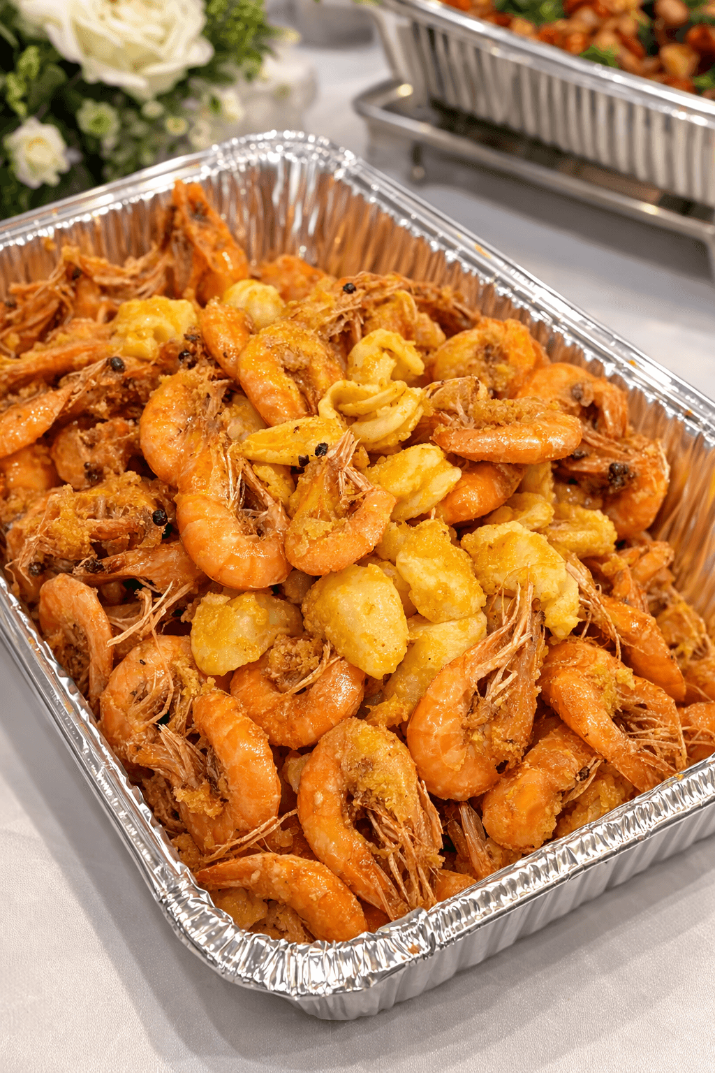 Salted Egg Yolk Prawns — 鹹蛋黃大蝦